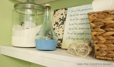 laundry room organizing