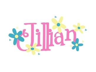 Daisy Garden Monogram Vinyl Wall Decal