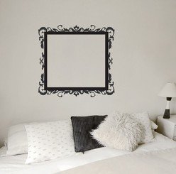 Floral Picture Frame Wall Decal