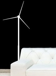 Large Wind Turbine vinyl Wall Decal