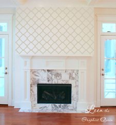 Quatrefoil Pattern Wall Decal