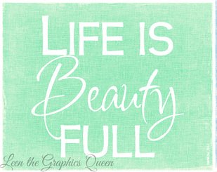 Wrapped Canvas Art Life is Beauty Full Beautiful