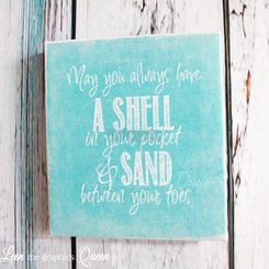 Wrapped Canvas Art May You Always Have a Shell in Your Pocket