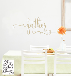 gather wall decal
tan decal
autumn decor
