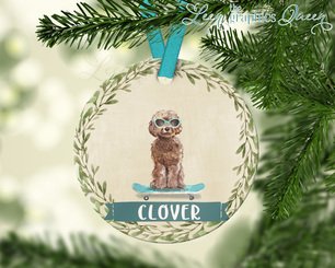 Personalized Dog Christmas Ornament